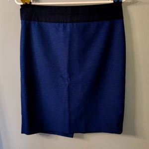 The Limited blue and navy pencil skirt, Size 4